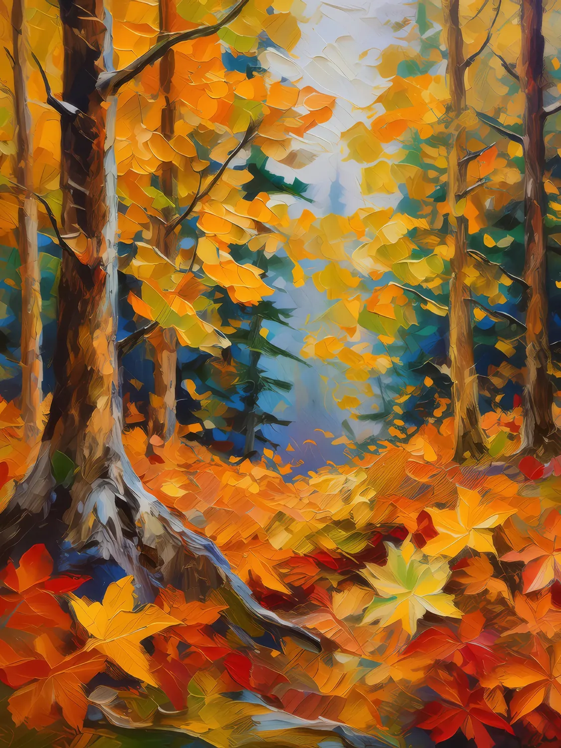 Painting: Autumn Boreal Colors