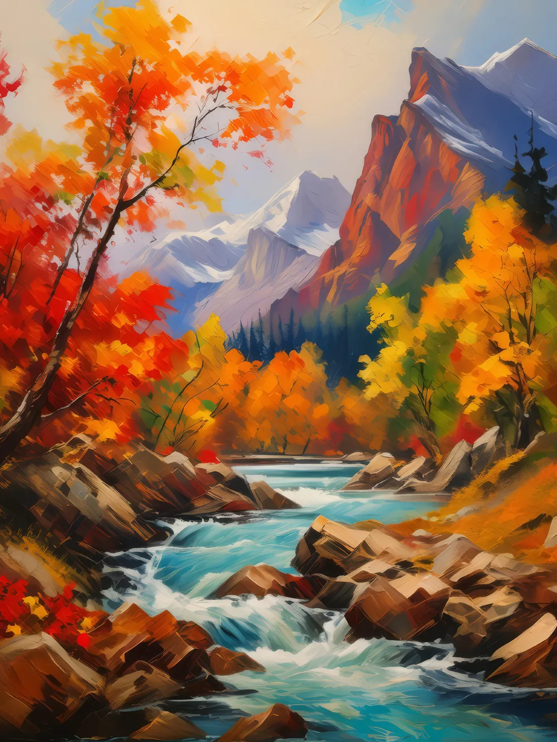 Painting: Crag’s Autumnal Aria