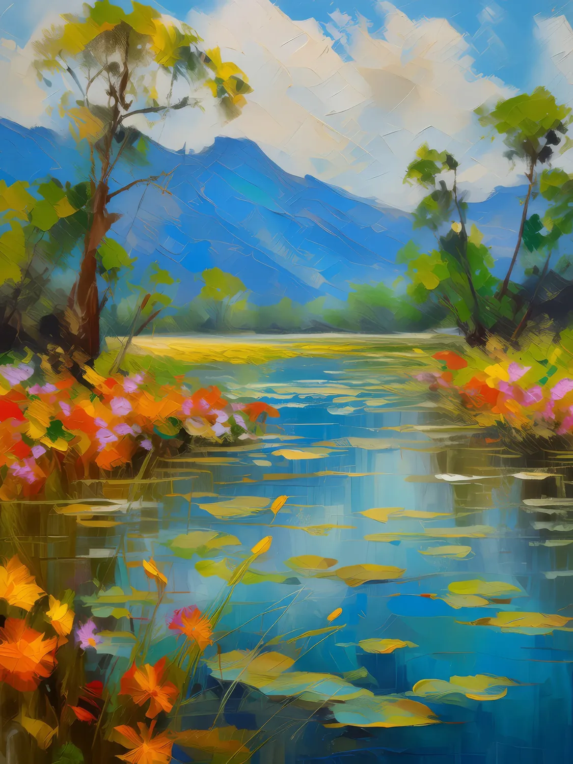 Painting: Delta’s Seasonal Floods