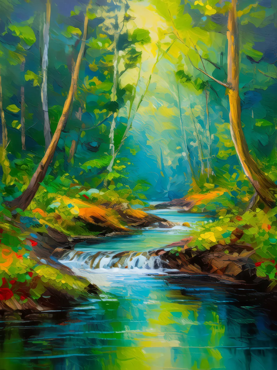 Painting: Jungle Stream’s Serenade