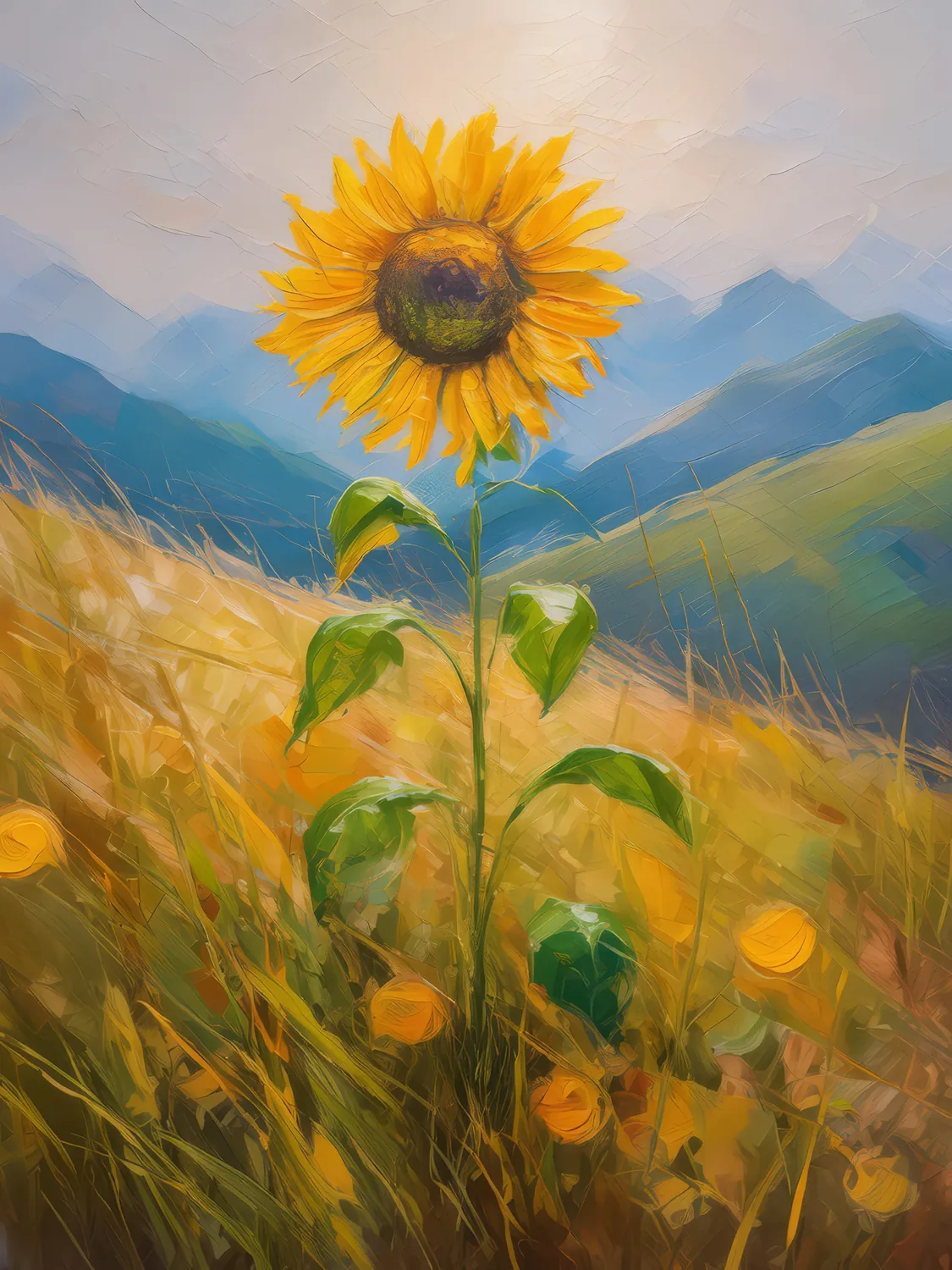 Painting: Knoll Sunflower Surprise