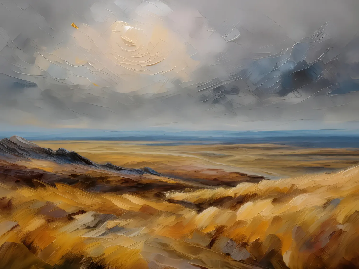 Painting: Solitude in Boreal Wasteland
