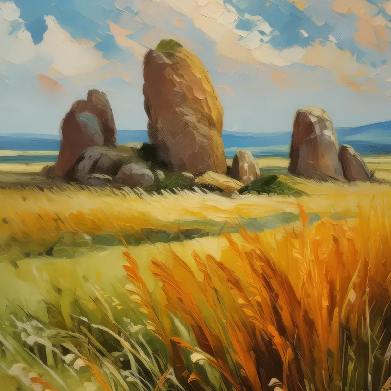 Painting: Ancient Grassland Plains