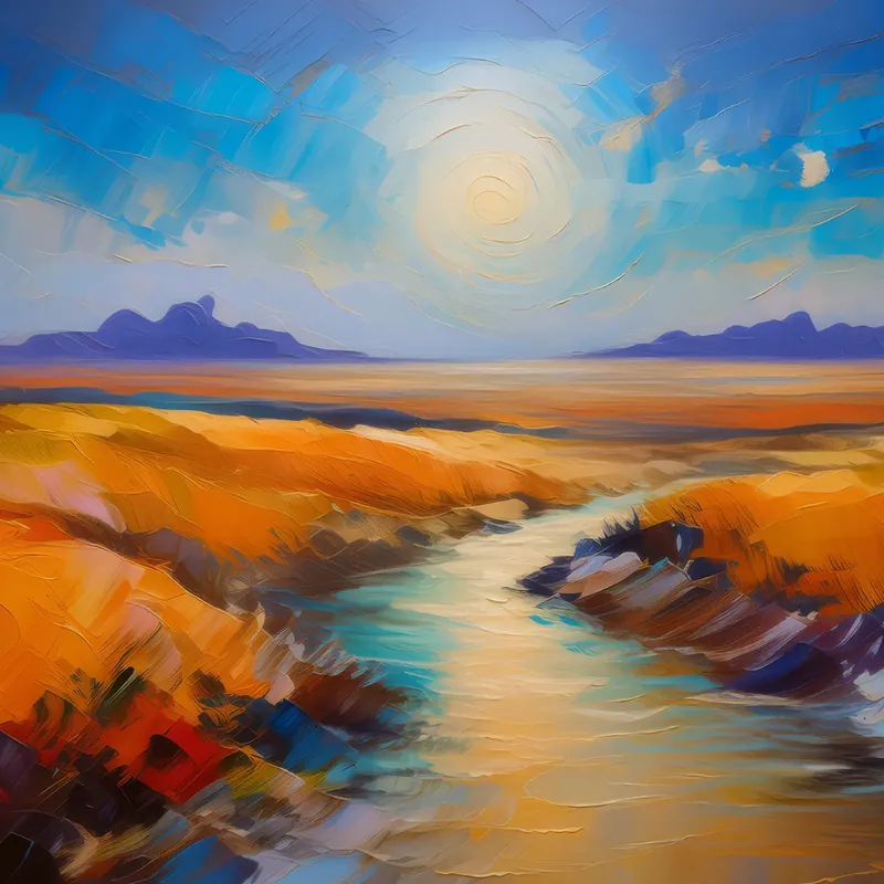 Painting: Desert Mirage