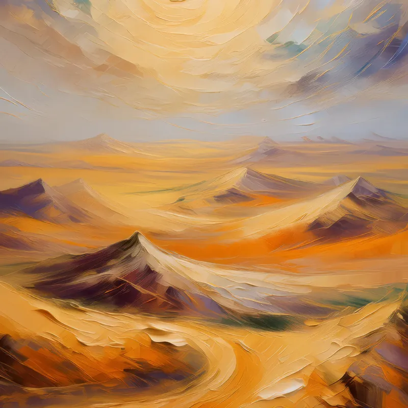 Painting: Desert Sandstorm