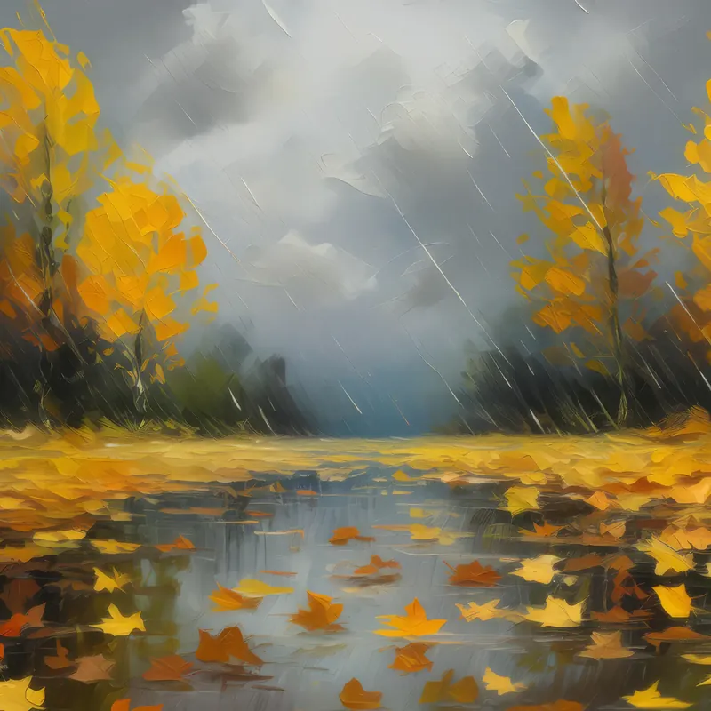 Painting: Drizzly Autumn Afternoon