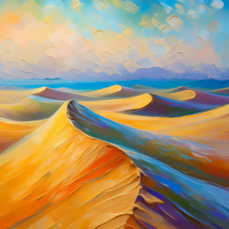 Painting: Dune Wind Ripples