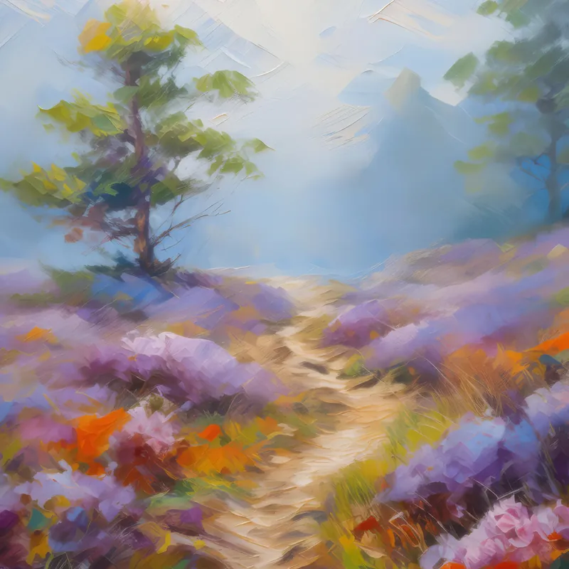 Painting: Fog Envelops the Moor
