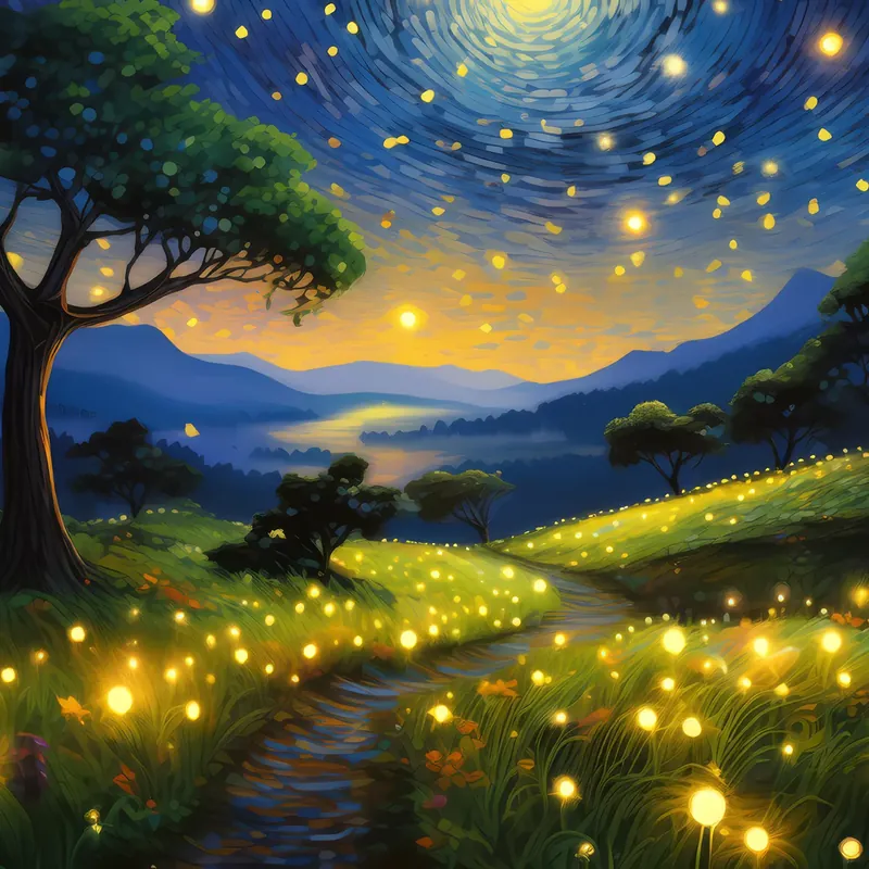 Painting: Knoll Firefly Fairytale