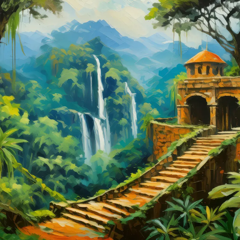 Painting: Lost Jungle City