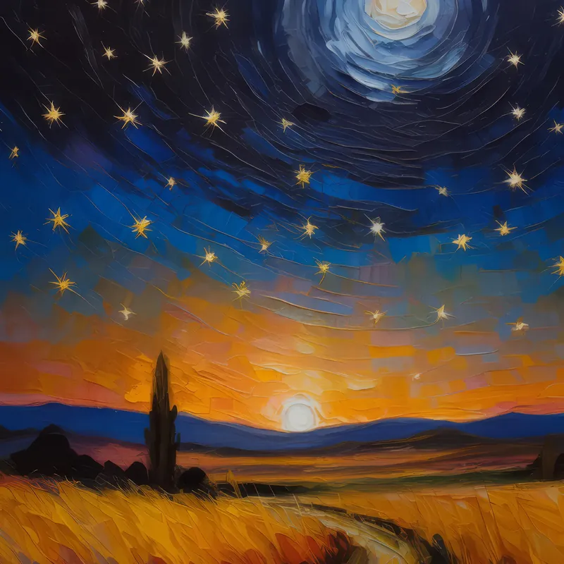 Painting: Prairie Nightfall