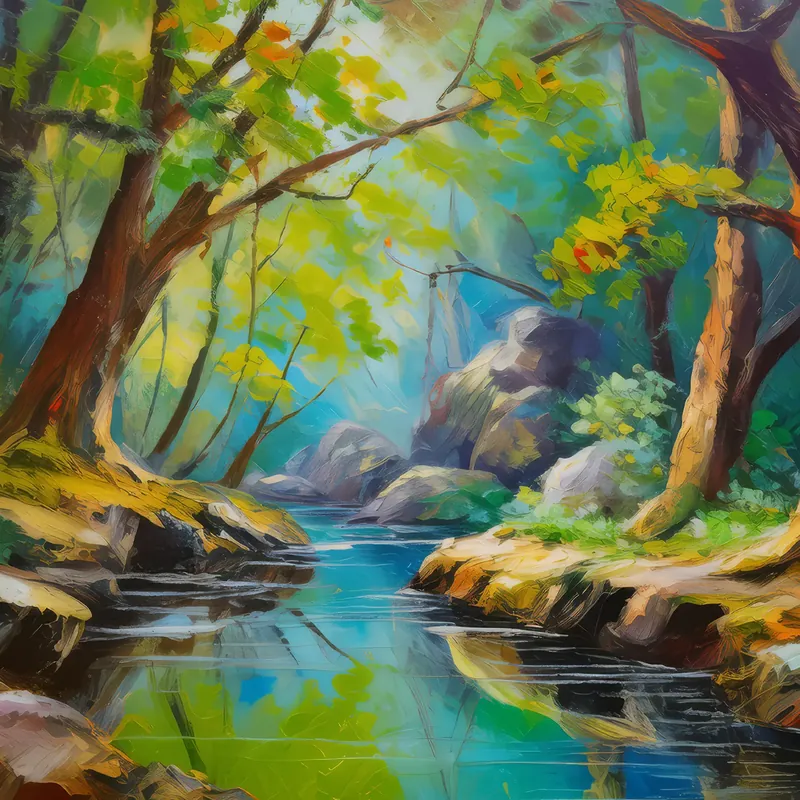 Painting: Sylvan Forest Grotto